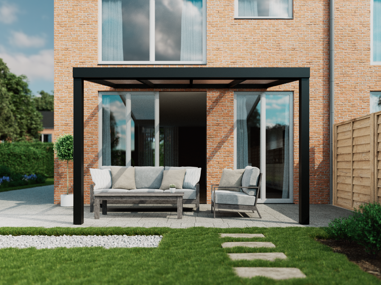 4.06 x 2.5 Meter Veranda