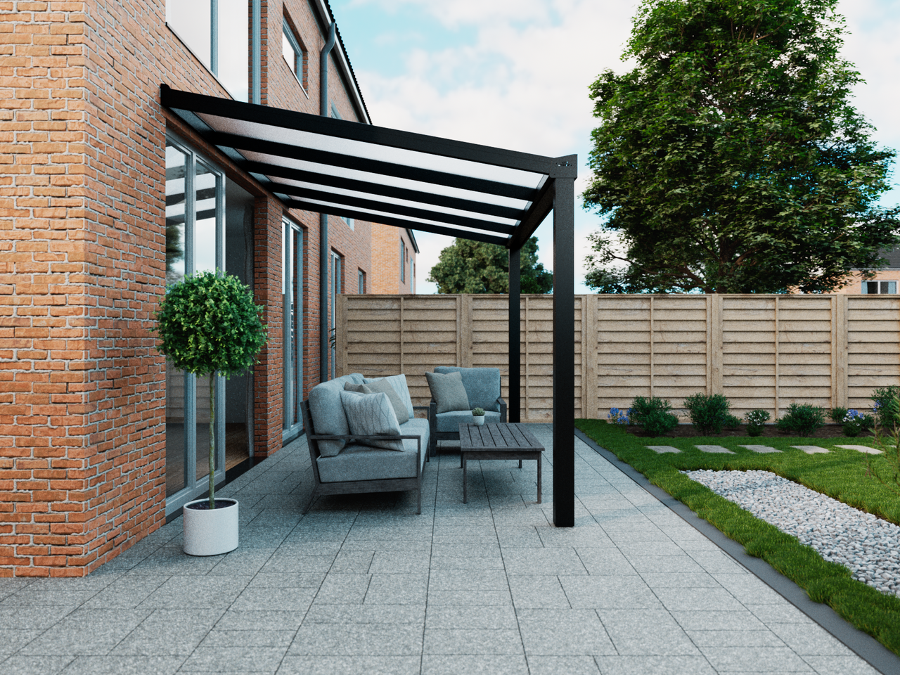 4.06 x 2.5 Meter Veranda